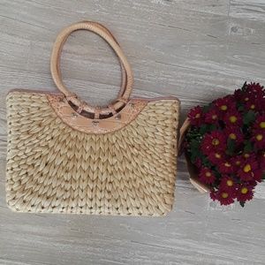 Brighton straw shoulder bag